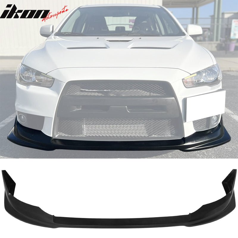 2008-2015 Mitsubishi Lancer Evolution X Evo 10 Front Bumper Lip PU