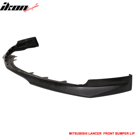 Fits 06-07 Mitsubishi Lancer EVO 9 Ralli Style Unpainted Front Bumper Lip PU