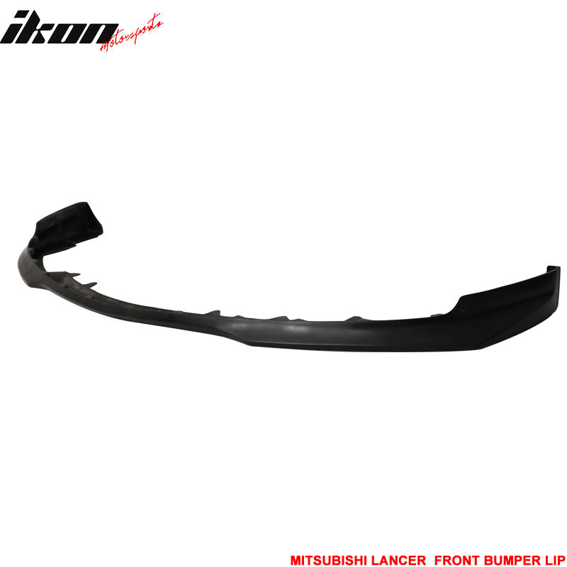 Fits 06-07 Mitsubishi Lancer EVO 9 Ralli Style Unpainted Front Bumper Lip PU