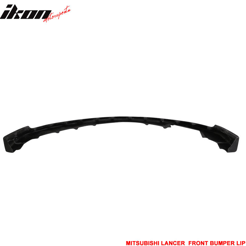 Fits 06-07 Mitsubishi Lancer EVO 9 Ralli Style Unpainted Front Bumper Lip PU