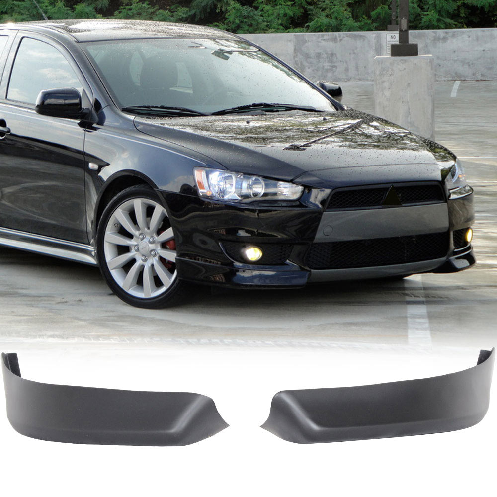 Fits 08-15 Mitsubishi Lancer OE Front Lip Splitter PP