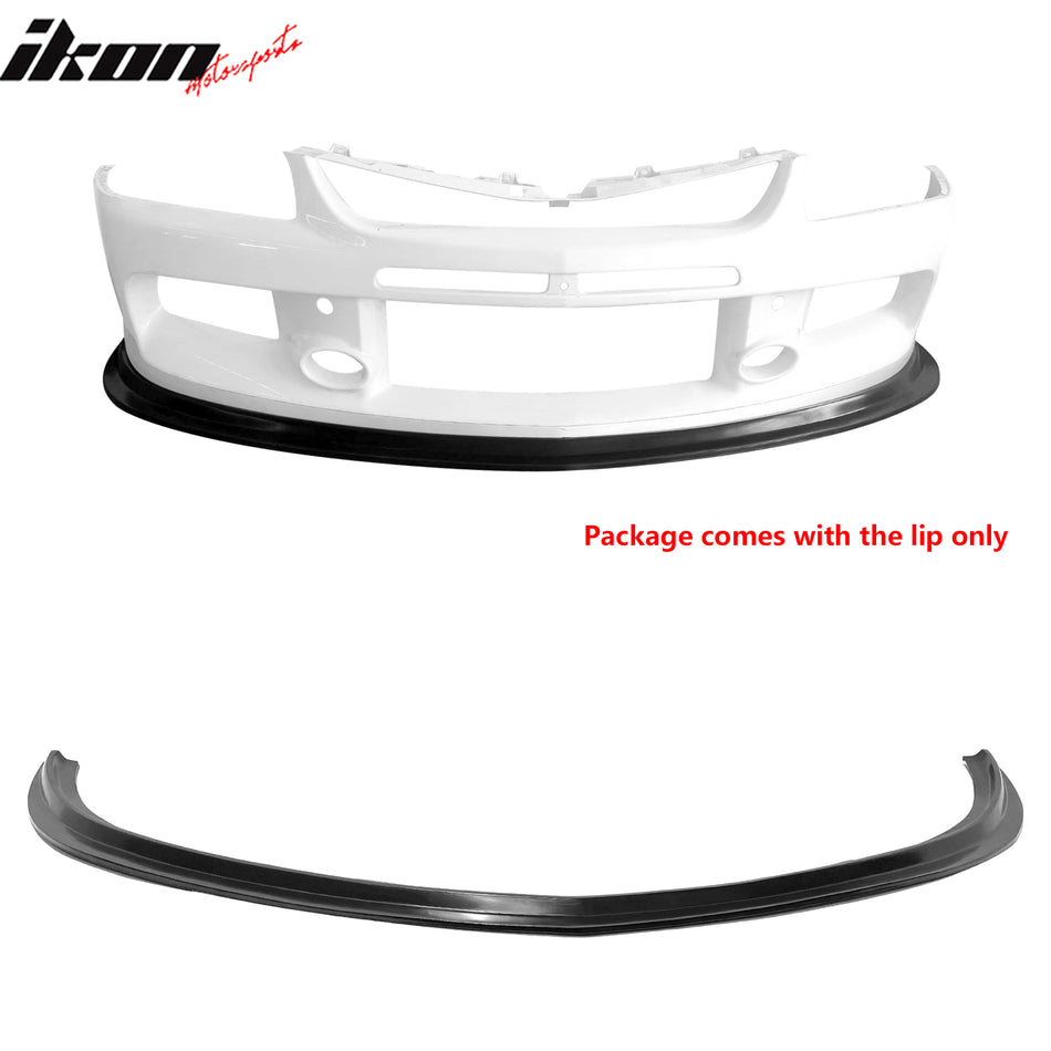 2006-2007 Mitsubishi Lancer Evo MDA Style PU Front Lip Bumper Guard