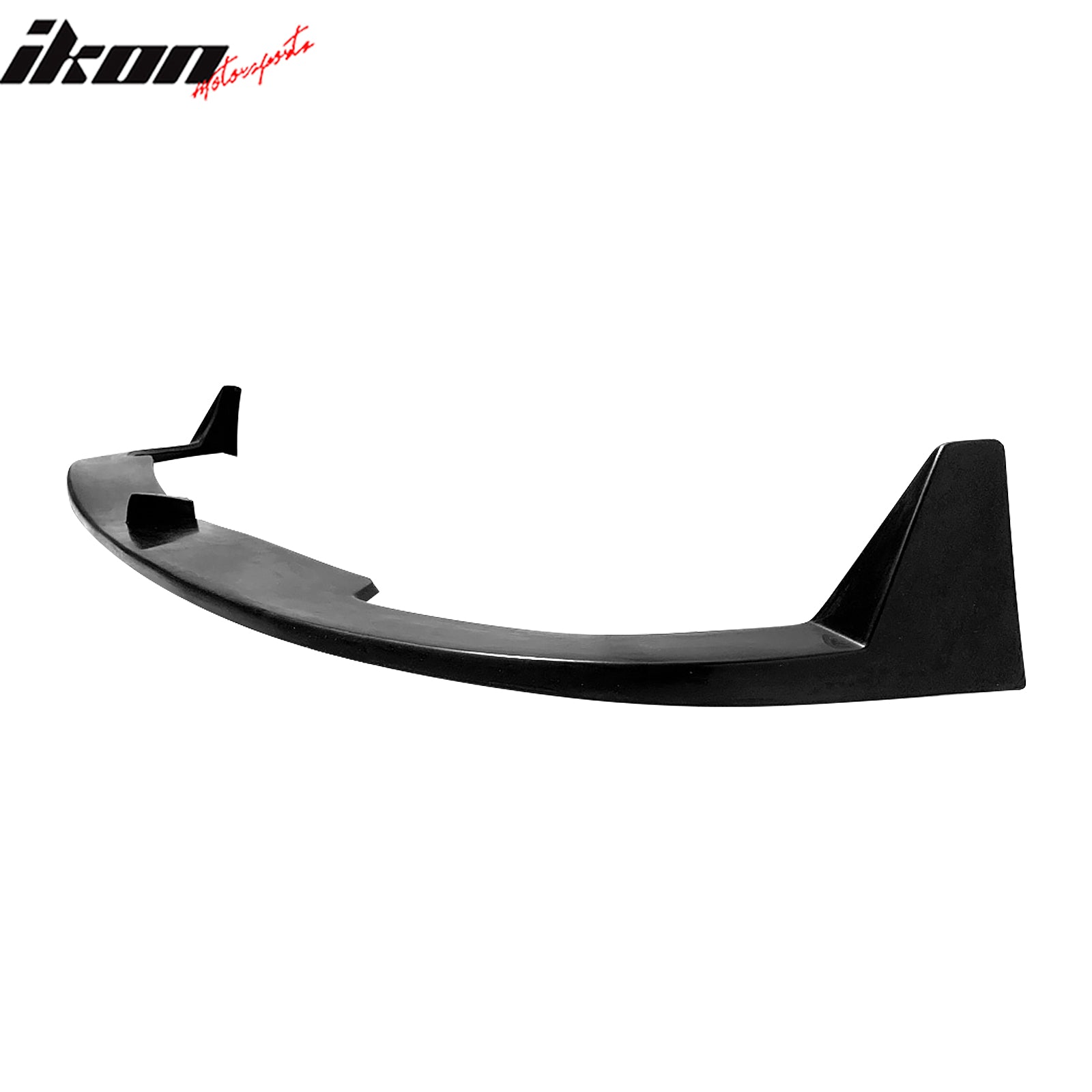 IKON MOTORSPORTS Front Bumper Lip, Compatible with 2009-2013 Mazda MX-5 Miata, GV Style Unpainted Black PU Polyurethane Air Dam Chin Spoiler Protector Splitter