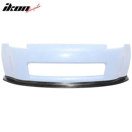 Fits 03-05 Nissan Fairlady Z33 350Z IKON V7 Style PU Front Bumper Lip Spoiler