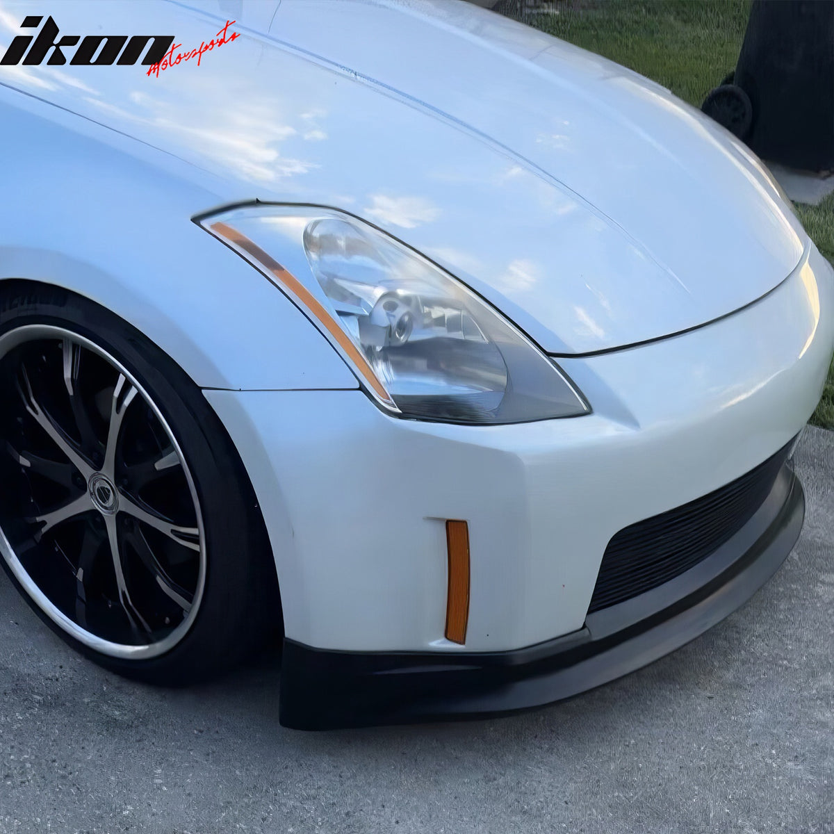 Fits 03-05 Nissan Fairlady Z33 350Z V Style Front Bumper Lip Spoiler - PU