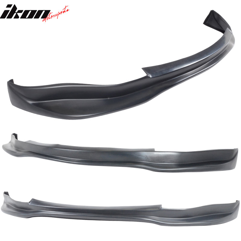 Front Bumper Lip Compatible With 2006-2008 Nissan 350Z, GT Style PU Black Front Lip Spoiler Splitter by IKON MOTORSPORTS, 2007