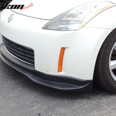 Fits 06-09 Nissan 350Z Fairlady Z33 GT Style Front Bumper Lip Chin Spoiler - PU