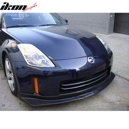 Fits 06-09 Nissan 350Z N-S Front Bumper Lip Spoiler PU