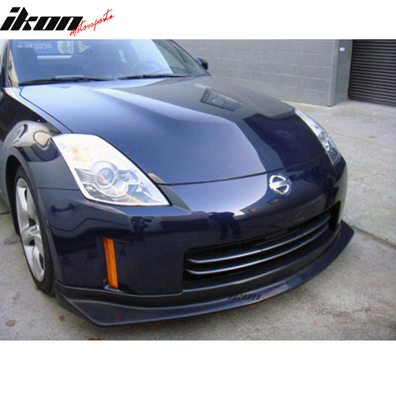 Fits 06-09 Nissan 350Z 2DR N-S Style Front Bumper Lip Chin Spoiler PU Unpainted