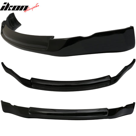 Fits 03-05 Nissan 350Z ING-S Style Front Bumper Lip Spoiler Painted #KH3 Black