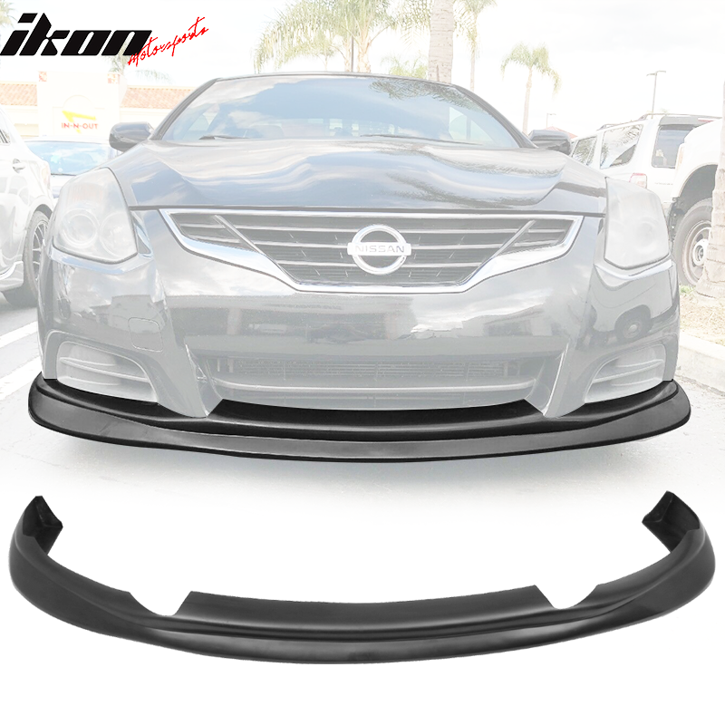 2010-2013 Nissan Altima Ikon DP Unpainted Front Bumper Lip Splitter PU