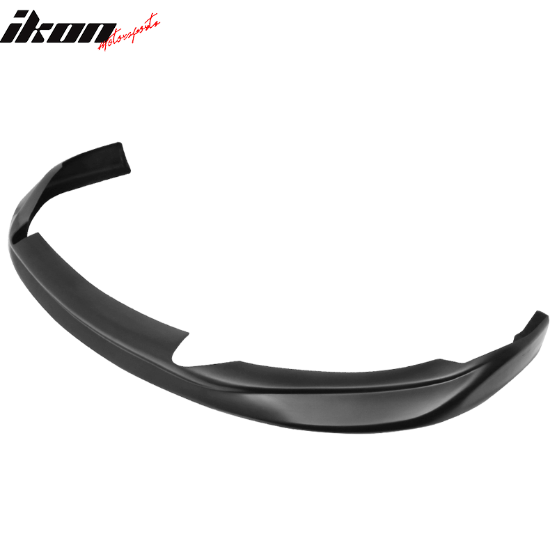 Front Lip Compatible With 2010-2013 Altima Coupe, Ikon DP Style Unpainted Black Polyurethane (PU) Spoiler Splitter Valance Chin Bodykit by IKON MOTORSPORTS, 2011 2012