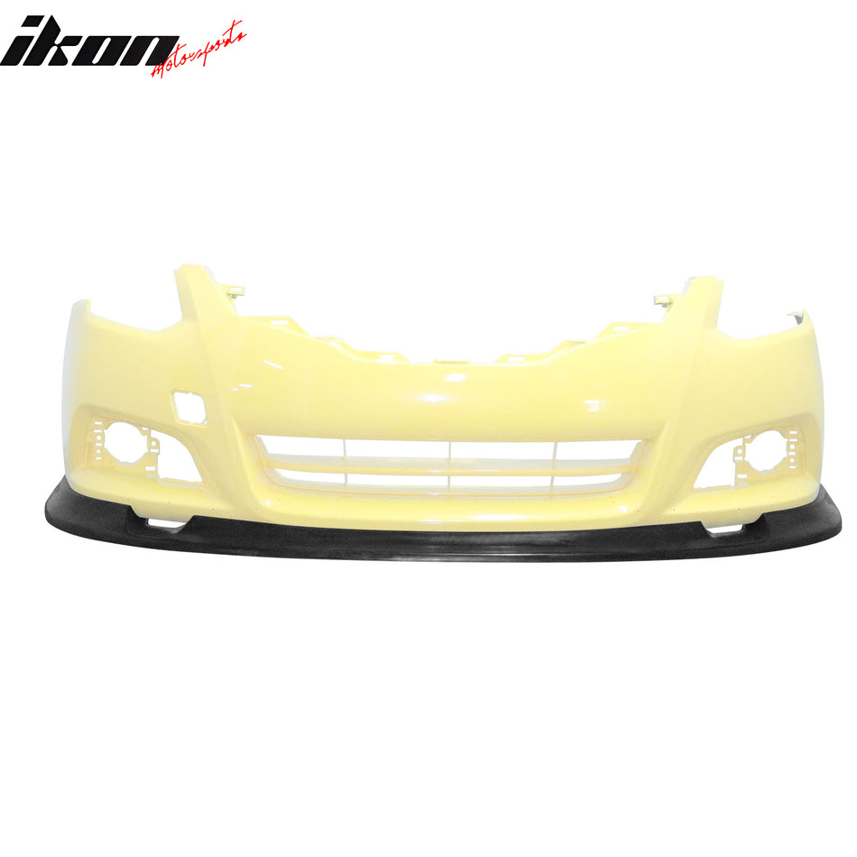 2010-2013 Nissan Altima IKON Style Unpainted Front Bumper Lip Splitter