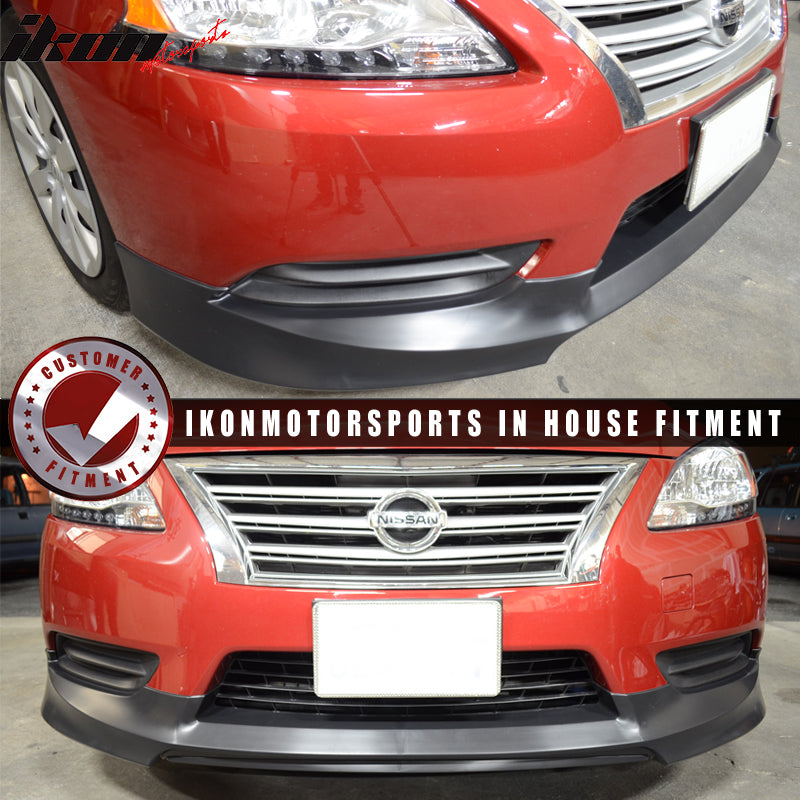 Fits 13-17 Nissan Sentra Front Bumper Lip Chin Spoiler Chin Splitter