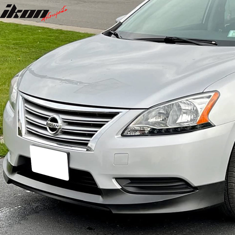 Fits 13-17 Nissan Sentra Front Bumper Lip Chin Spoiler Chin Splitter