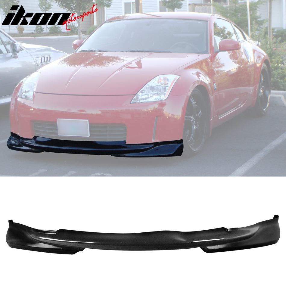 2003-2005 Nissan 350Z Z33 Fairlady Z K Style Front Bumper Spoiler - PU