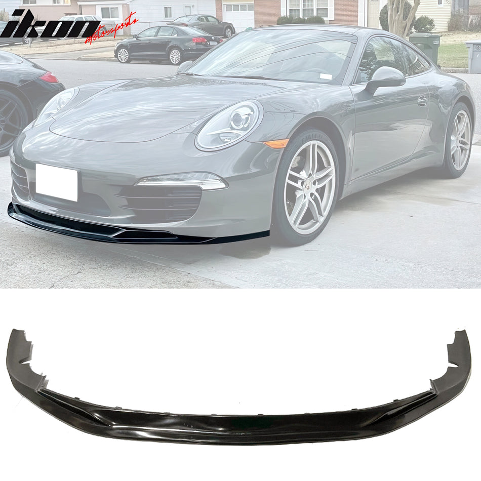 2012-2016 Porsche 911 991 Carrera Front Lip Splitter Air Dam S1 Style