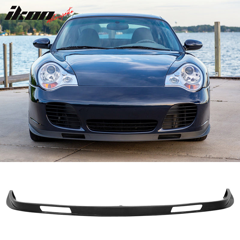 2001-2005 Porsche 996 Unpainted Black OE Style Front Bumper Lip PU