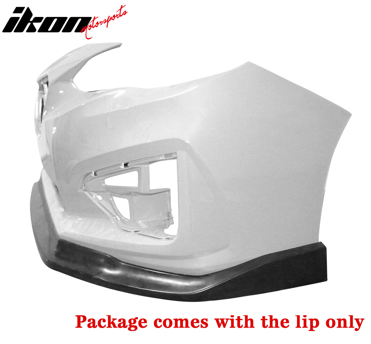 Fits 17-19 Subaru Impreza CS Style Front Bumper Lip Chin Spoiler Unpainted PU