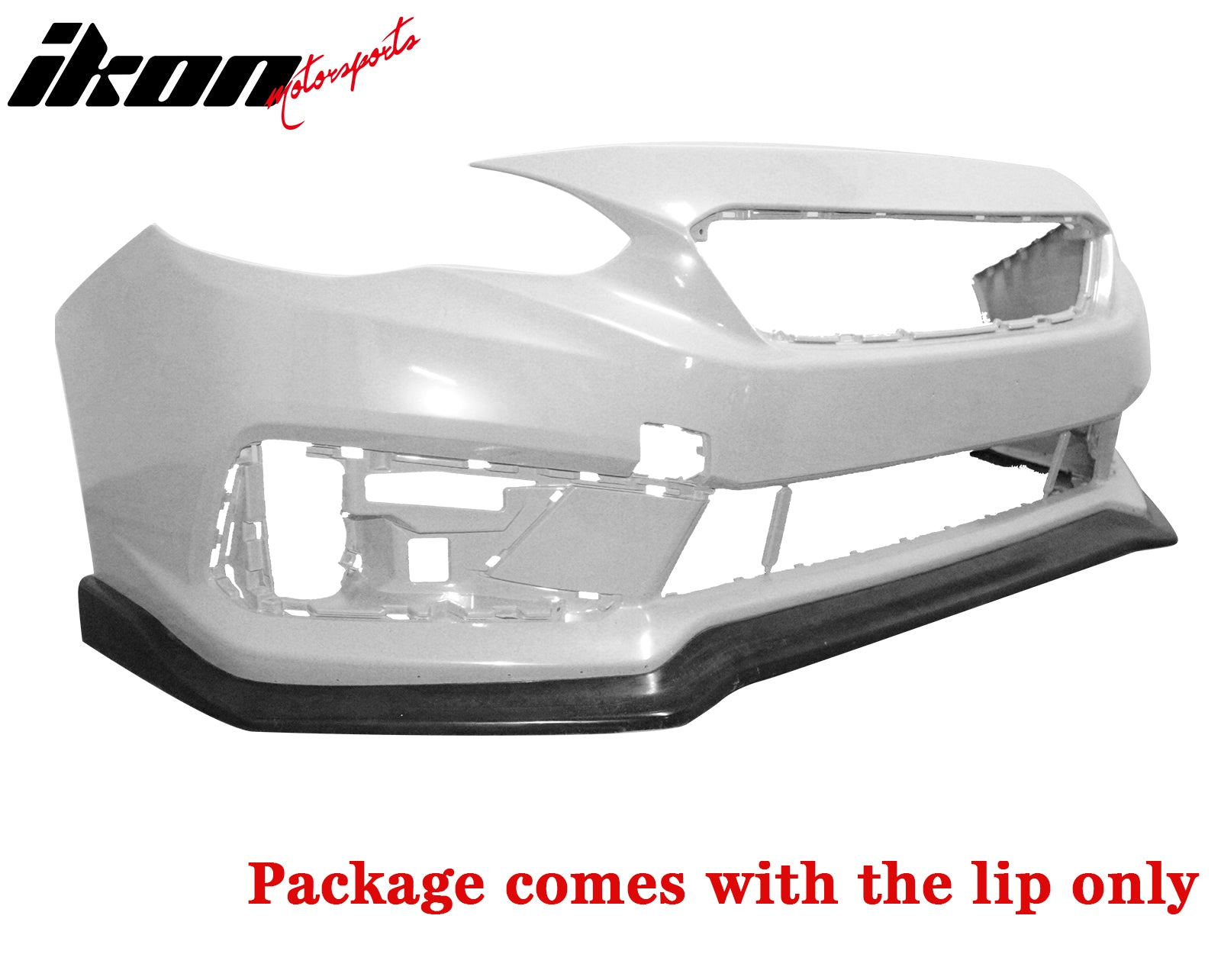 Fits 20-23 Subaru Impreza CS Style Front Bumper Lip Chin Spoiler Unpainted PU