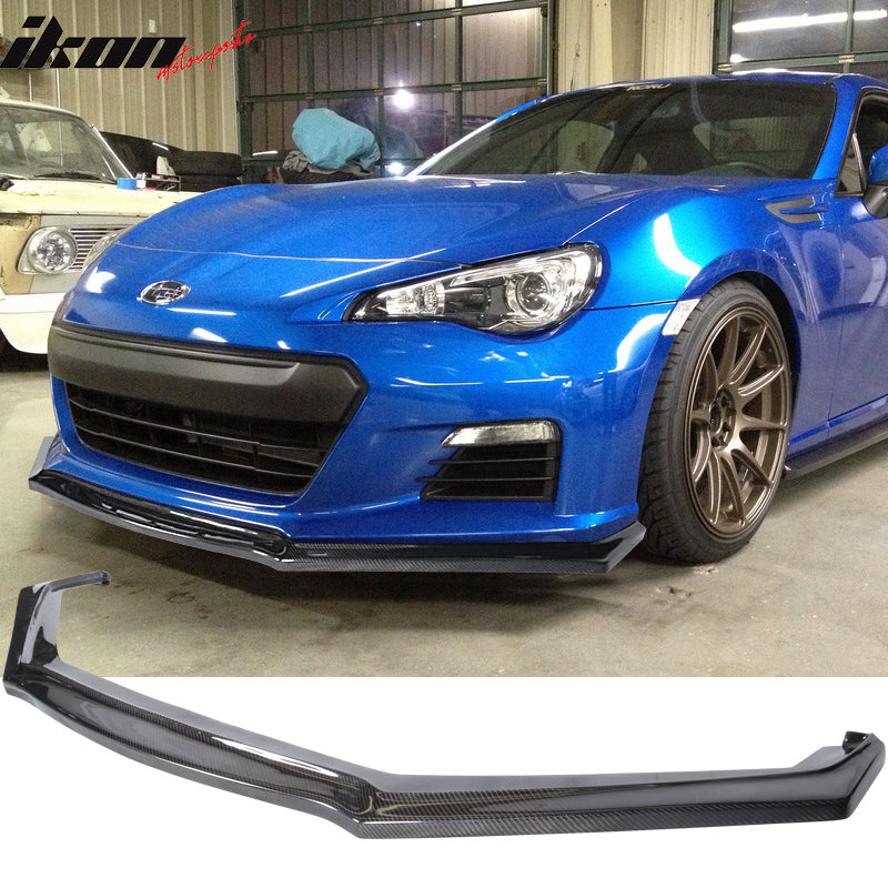 Fits 13-20 Subaru BRZ CS2 Style Front Bumper Lip Spoiler - Carbon Fiber CF