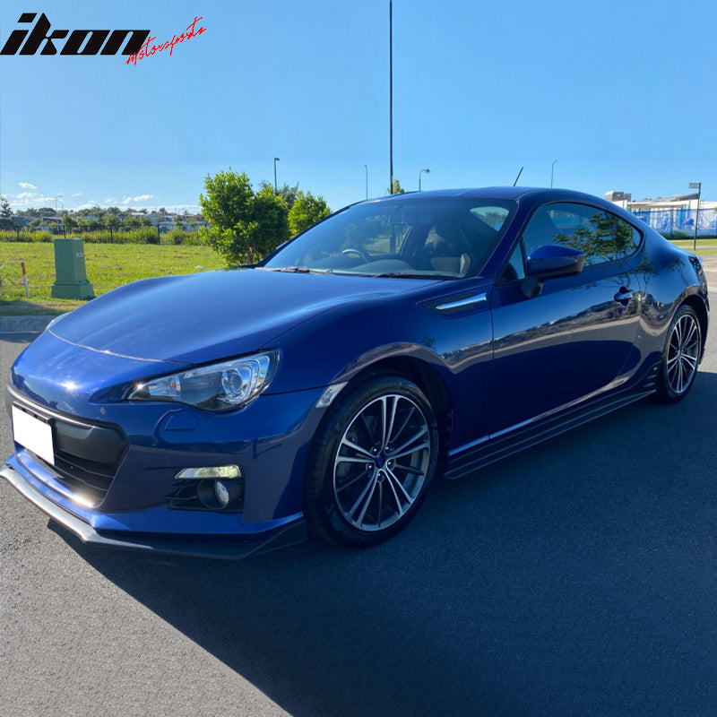 Compatible With 2013-2016 Subaru BRZ Sti Style Front Bumper Lip Urethane