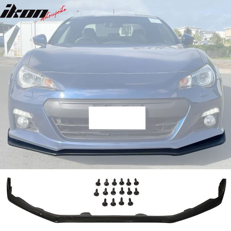 2013-2016 Subaru BRZ STI Style Unpainted Front Bumper Lip PU