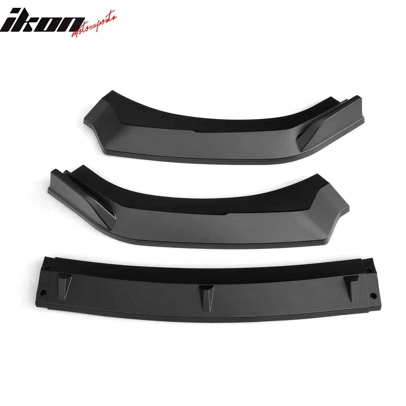 Fits 22-24 Subaru BRZ ZD8 JDM 2 Style Matte Black Front Bumper Lip Spoiler 3PCS