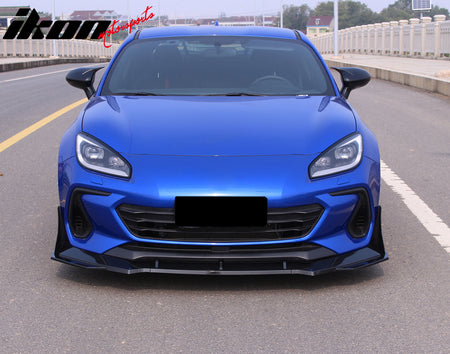 Fits 22-24 Subaru BRZ ZD8 JDM 5PC Front Bumper Lip Spoiler PP