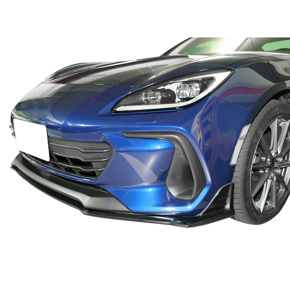 Fits 22-24 Subaru BRZ Coupe STI Style Front Bumper Lip Spoiler Painted ABS