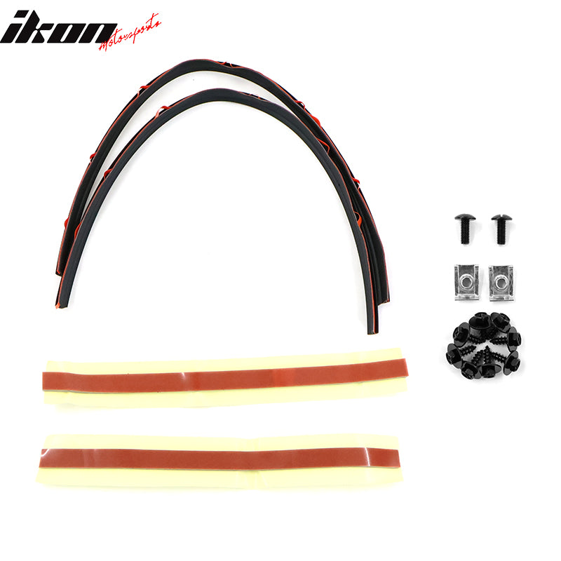 For 22-24 Subaru BRZ Coupe 2-Door STI Red Front Lip Cover Rear Apron Side Strake