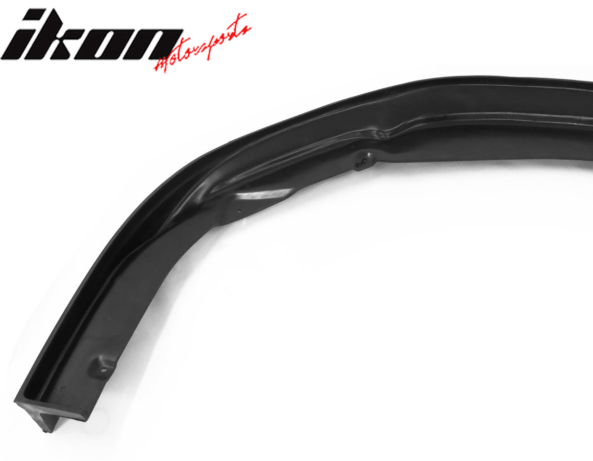 Fits 22-24 Subaru WRX CS Style Front Bumper Lip Spoiler Kit Unpainted Black PU