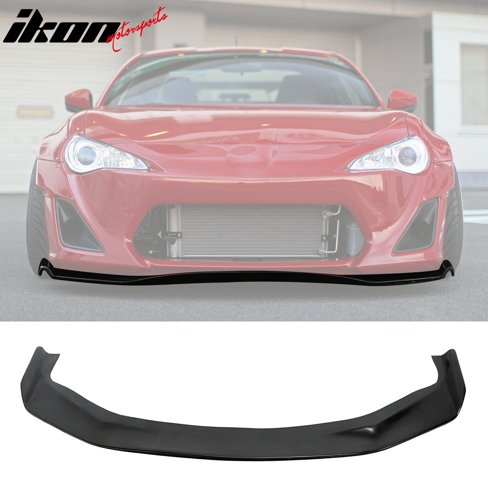 Universal GR Style Front Bumper Lip Spoiler Chin Splitter Unpainted PU