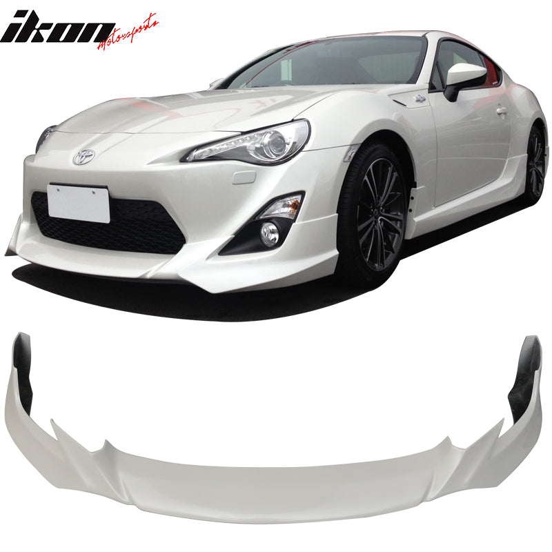 Front Bumper Lip Compatible With 2013-2016 Scion FRS, Five Design Style PU Front Lip Finisher Under Chin Spoiler Add On