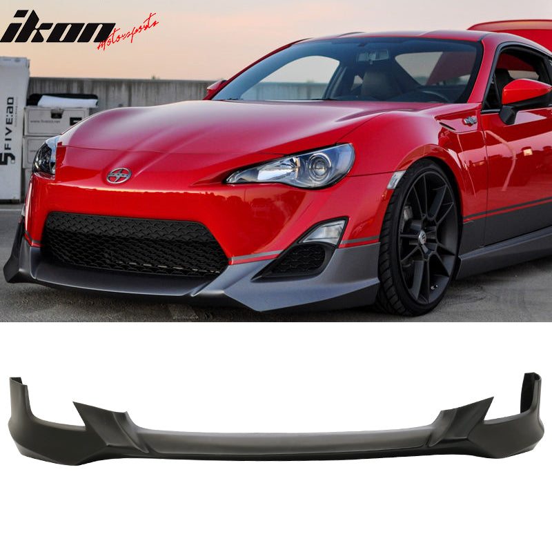 Front Bumper Lip Compatible With 2013-2016 Scion FRS, Five Design Style PU Front Lip Finisher Under Chin Spoiler Add On