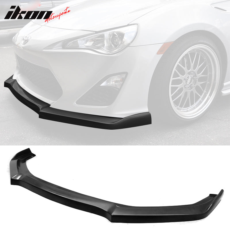 2013-2016 Scion FRS GT2 Style Black Front Bumper Lip Chin Spoiler Pu