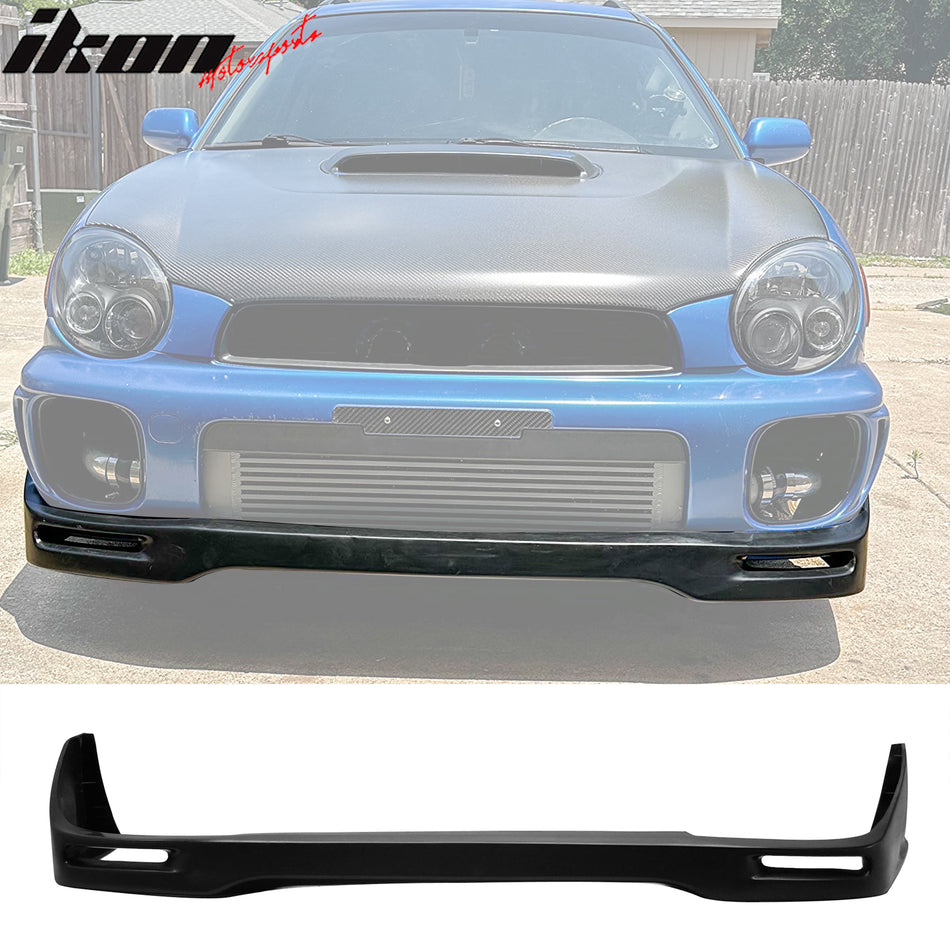 2002-2003 Subaru Impreza WRX STI Unpainted Front Bumper Lip Spoiler PU