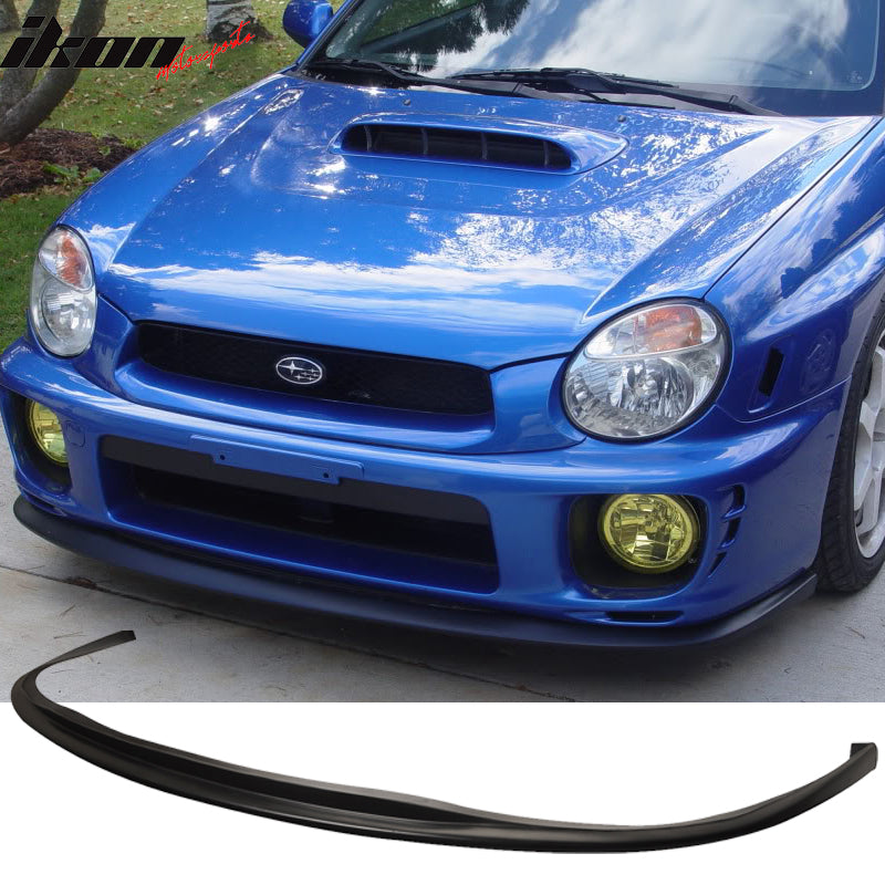 2002-2003 Subaru Impreza WRX STI Style Front Bumper Lip Spoiler - PU