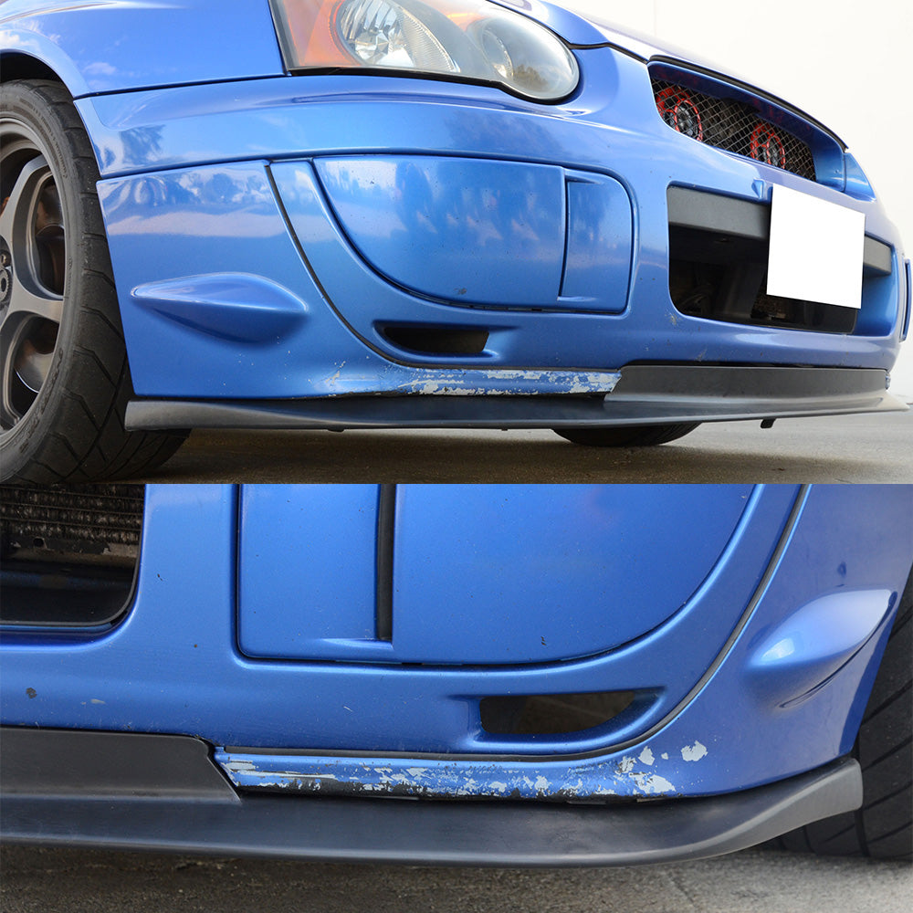 Front Bumper Lip Compatible With 2004-2005 SUBARU IMPREZA WRX STI PP Front Lip Spoiler Splitter by IKON MOTORSPORTS