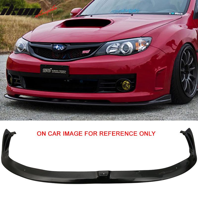 2008-2010 Subaru Impreza WRX Paint Obsidian Black Pearl 32J Front Lip