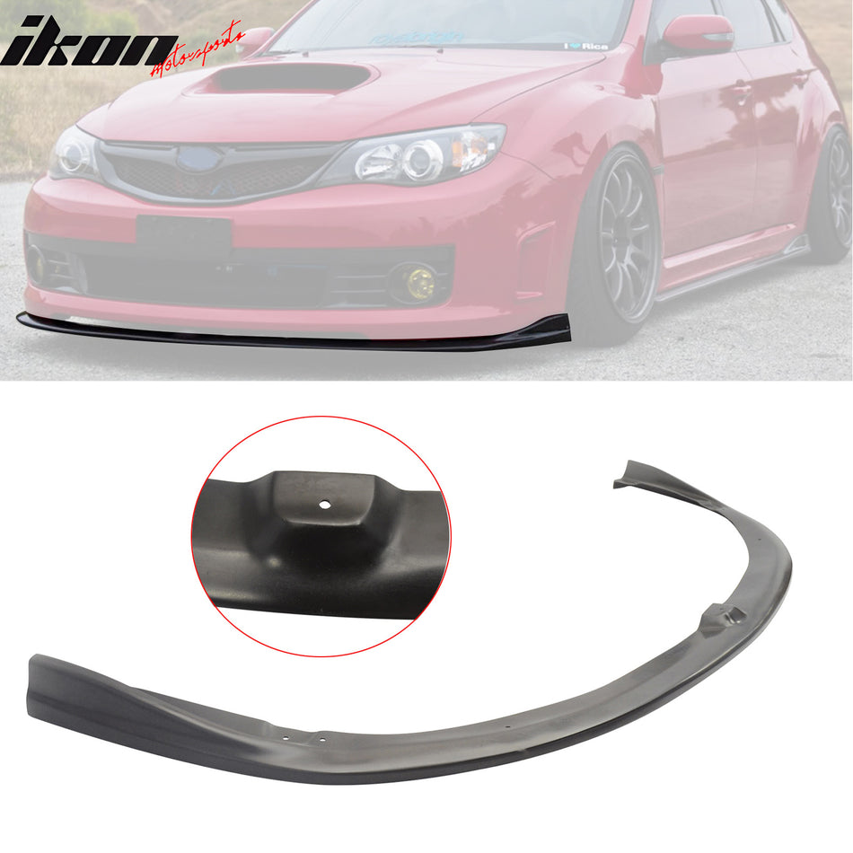 2008-2010 Subaru Impreza WRX STI CS Style Unpainted Front Splitter Lip