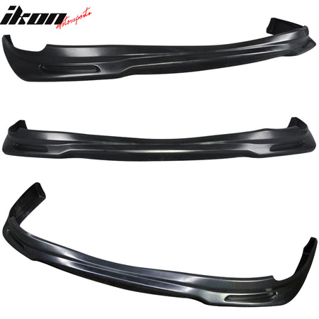 Front Bumper Lip Compatible With 2008-2010 Subaru Impreza WRX STI, GR Style PU Black by IKON MOTORSPORTS