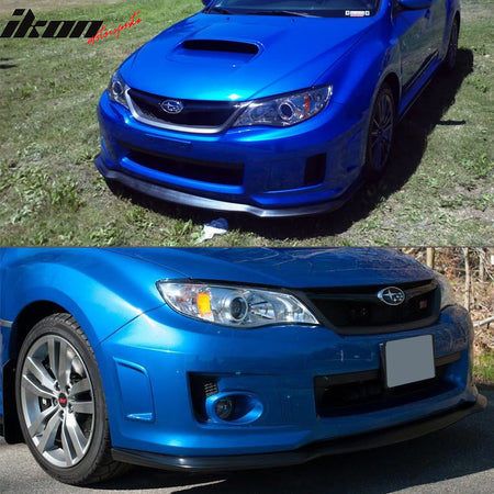 Fits 11-14 Subaru Impreza WRX STI HD Style Front Bumper Lip Spoiler Unpainted PU