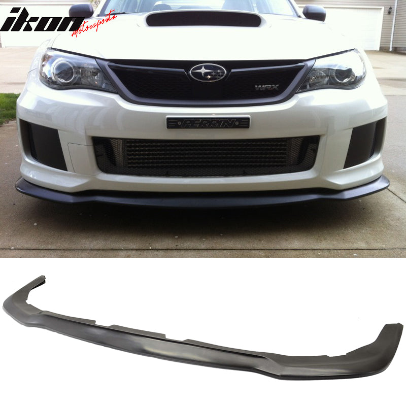 2011-2014 Subaru Impreza WRX STI HD Style Black Front Bumper Lip PU