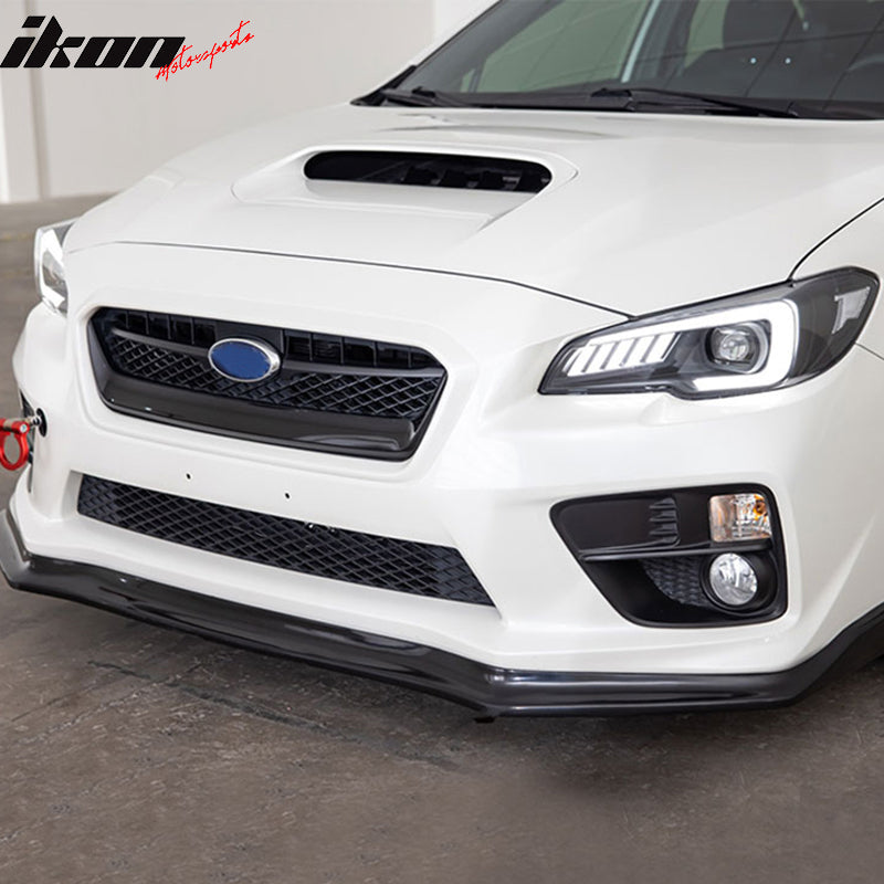 Fits 15-17 Subaru WRX STI CS Style PP Front Bumper Lip Spoiler