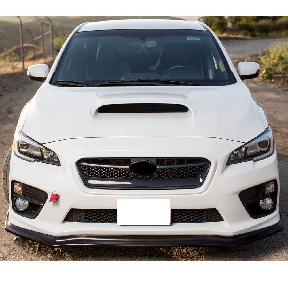 Fits 15-17 Subaru WRX STI CS Style PP Front Bumper Lip Spoiler