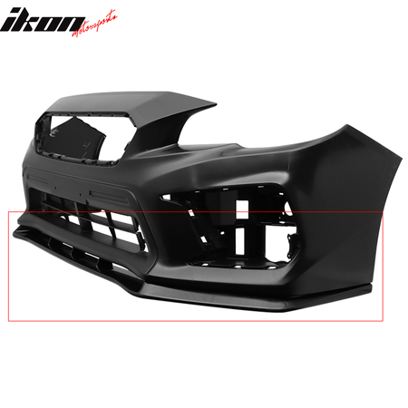 Fits 15-17 Subaru WRX STI Front Bumper Lip MPX Style Chin Spoiler ABS Splitter