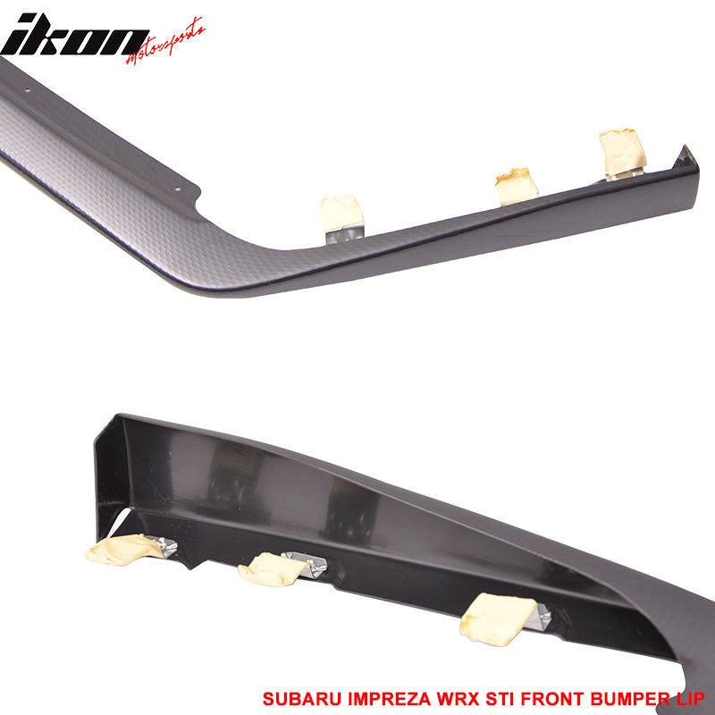 Fits 15-17 Subaru WRX STI OE Style Front Bumper Lip Spoiler