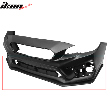 Fits 15-17 Subaru WRX STI Style Front Lip + Rear Aprons + Rear Diffuser