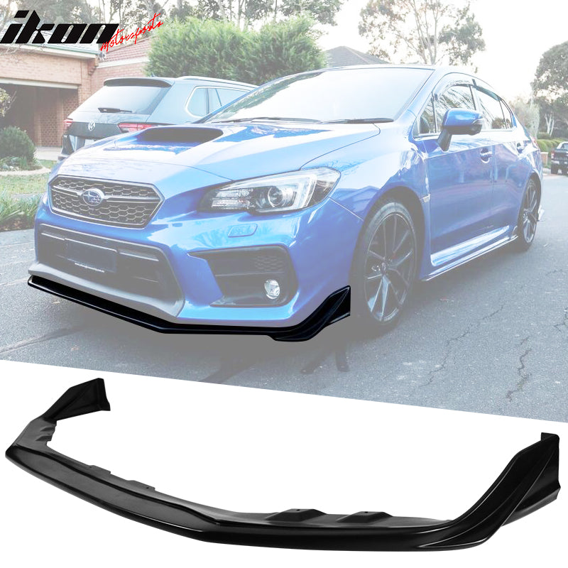 2018-2021 Subaru WRX STI S208 Style Unpainted Front Bumper Lip PU